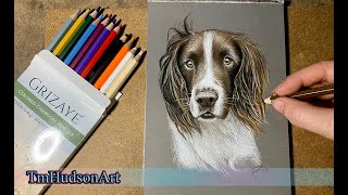 Testing and review of Grizaye coloured, watersoluble charcoal pencils.