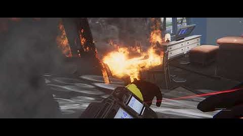 15th FireFighter VR Test  UI, Smoke, Time Slow down and Death by Fire