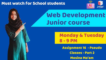 Web Development Course for School Students | Assignment 16 | Coding Blocks Junior