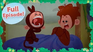 Mo's New Bed 🛏 - Tee & Mo 🐒 FULL EPISODE! 🙈 Resimi