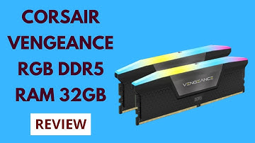 CORSAIR VENGEANCE RGB DDR5 RAM 32GB (2x16GB) 6000MHz CL36 Intel XMP iCUE Compatible Computer Memory