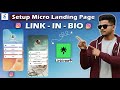 Create A Free Link In Bio Landing Page || Linkintree Se Free Me Landing Page Kaise Banaye 🚀