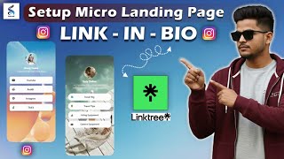 Create A Free Link In Bio Landing Page || Linkintree Se Free Me Landing Page Kaise Banaye 🚀