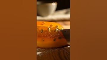 Satisfying Jell-o Mango Macro Cutting ASMR #macro #oddlysatisfying #asmr