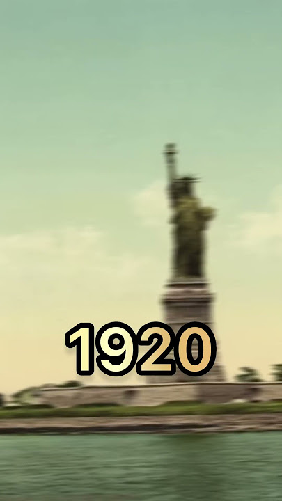 Statue of Liberty Evolution 2023-1870 #shorts #history #evolution #statue #usa #newyork