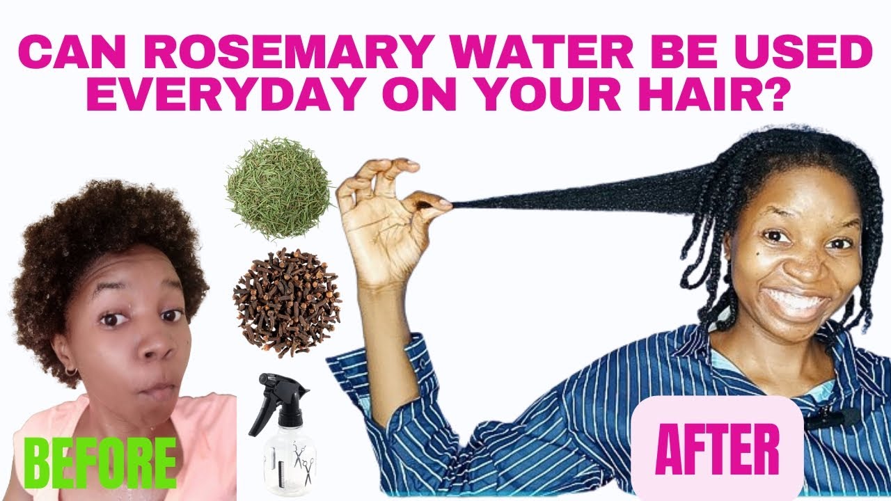Day 24 30 Days Hair Growth Challenge Can Rosemary Water Be Used