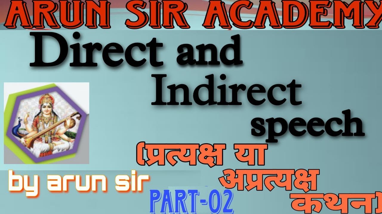 Direct and indirect speech chart of pronoun,chart of tense change with ...