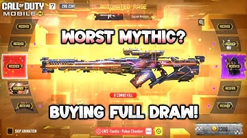 Buying Automated Rage Mythic Draw CODM | Mythic LW3 Tundra Pulsar Chamber Cod Mobile