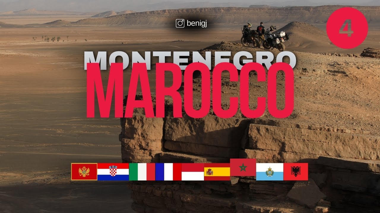 Part Four / Two Wheels to Marocco, Africa: (Midelt to Merzuga) 4K