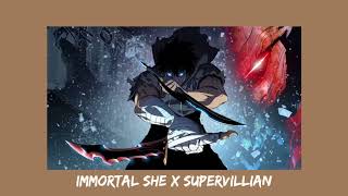 immortal she x supervillain - cash carti [tiktok version]