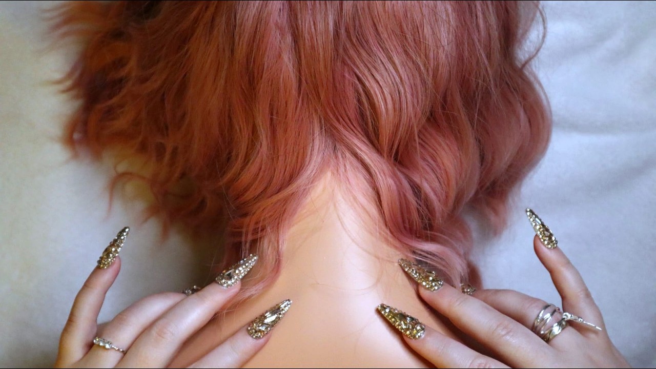 ASMR Divine Back Scratching & Hair Tracing (No Talking)