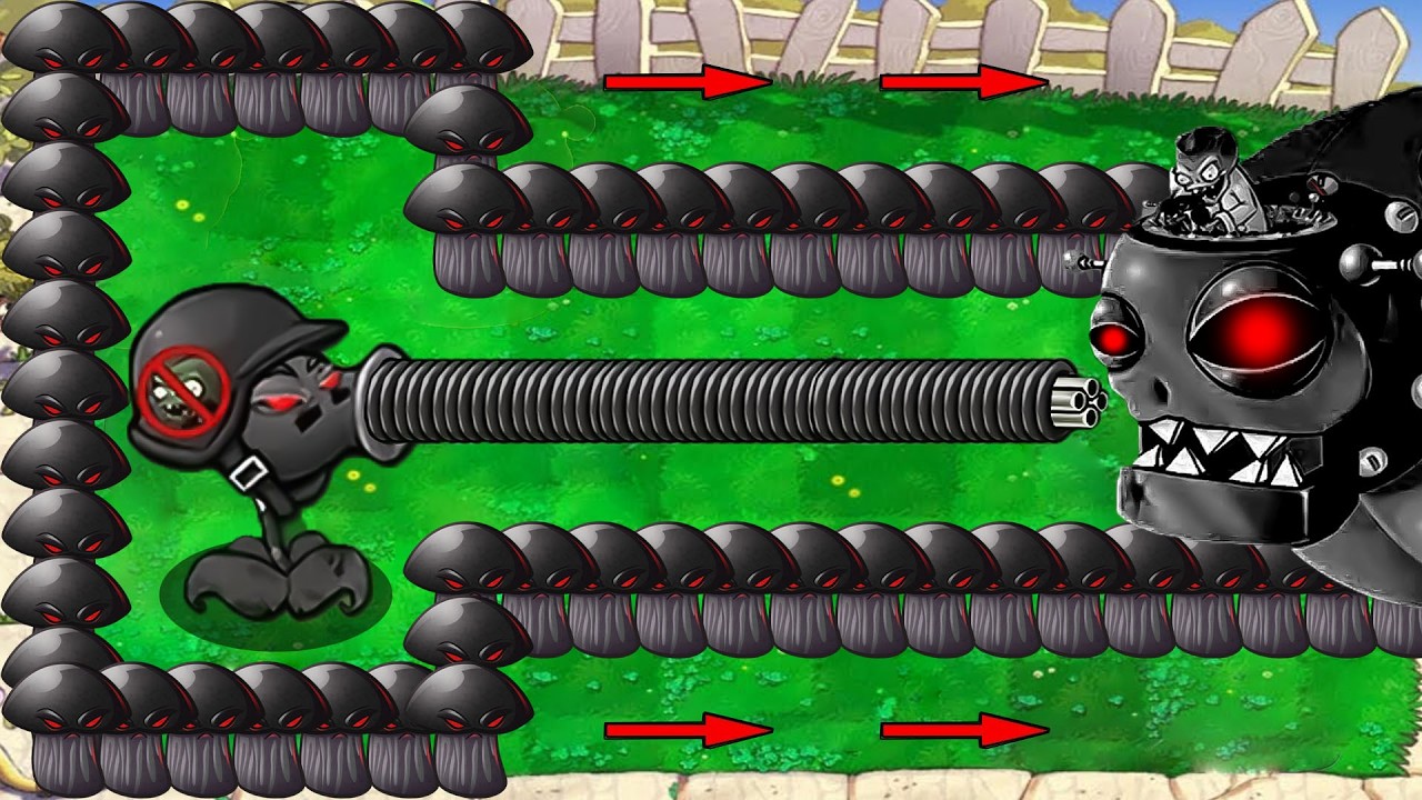 1 Doom Gatling vs 999 Team Doom Shroom vs Doom Dr.Zomboss - Plants vs Zombies Hack