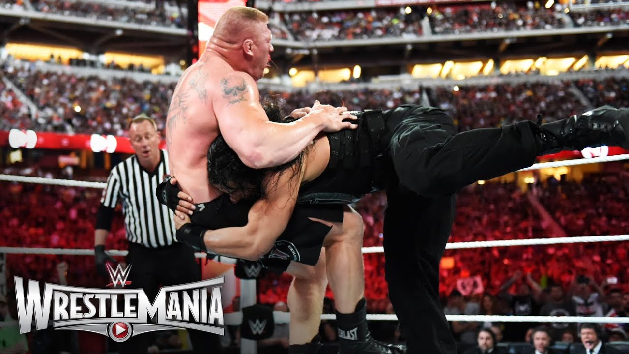 Roman Reigns Vs Brock Lesnar Wwe World Heavyweight Championship