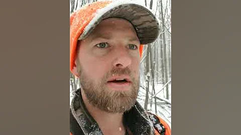 Tracking Bucks in Snow-PA Mountains 1st Time Ever