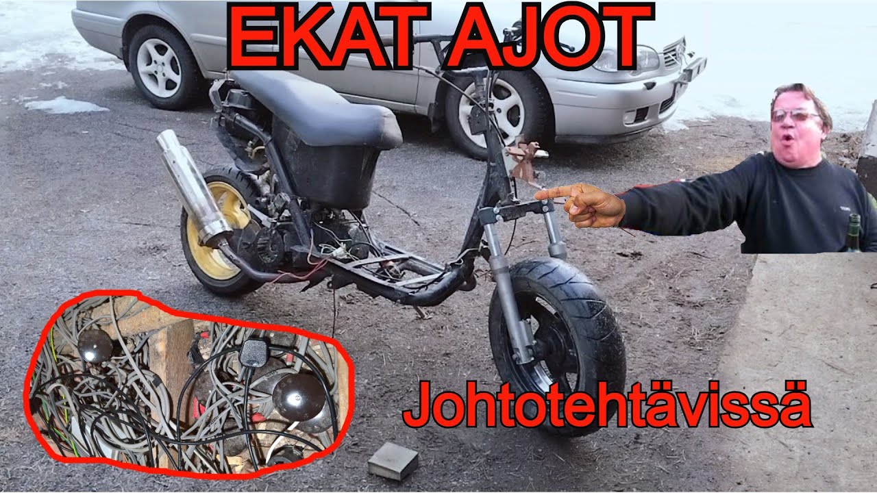 Johtoviidakko ja ensiajot – 150cc projekti etenee!