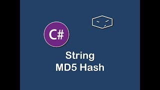 string md5 hash in c#