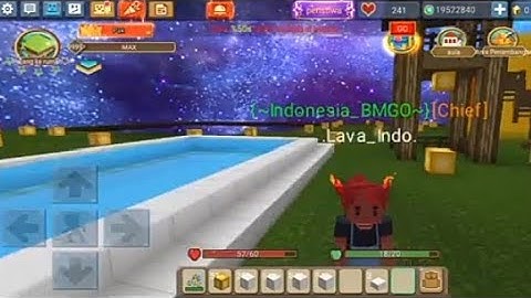 Making a Swimming Pool In Skyblock Blockman Go