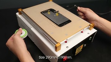 Say goodbye to broken phone screens with our LCD separator 13.5 inches working  ba-968