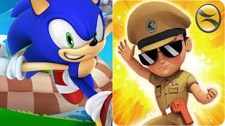 Sonic Dash vs Little Singham screenshot 1