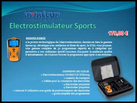 XTR8 SPORECUP - Électrostimulateur Performance Sport Schwa Medico