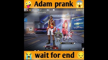 Adam prank video 😱 wait for end 😱 call me noob 🤪 #raistar #gyan #gyan #ajjjubhai #adam #viral #short