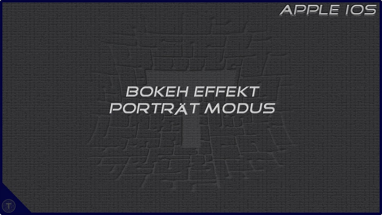 iPhone XS Bokeh Effekt im Porträt Modus einstellen || iOS 12