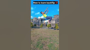 How to learn backflip💯 #shorts #backflip #chamanverma