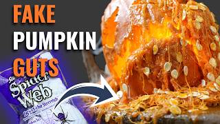 How to Make Fake Pumpkin Guts and Seeds that look REAL