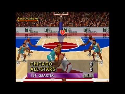 Slam u0027n Jam u002796: Featuring Magic and Kareem ... (PS1) Gameplay