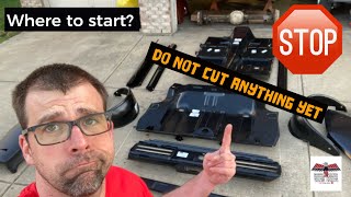 Where to start before replacing body panels on your car, keep things level without a frame table.