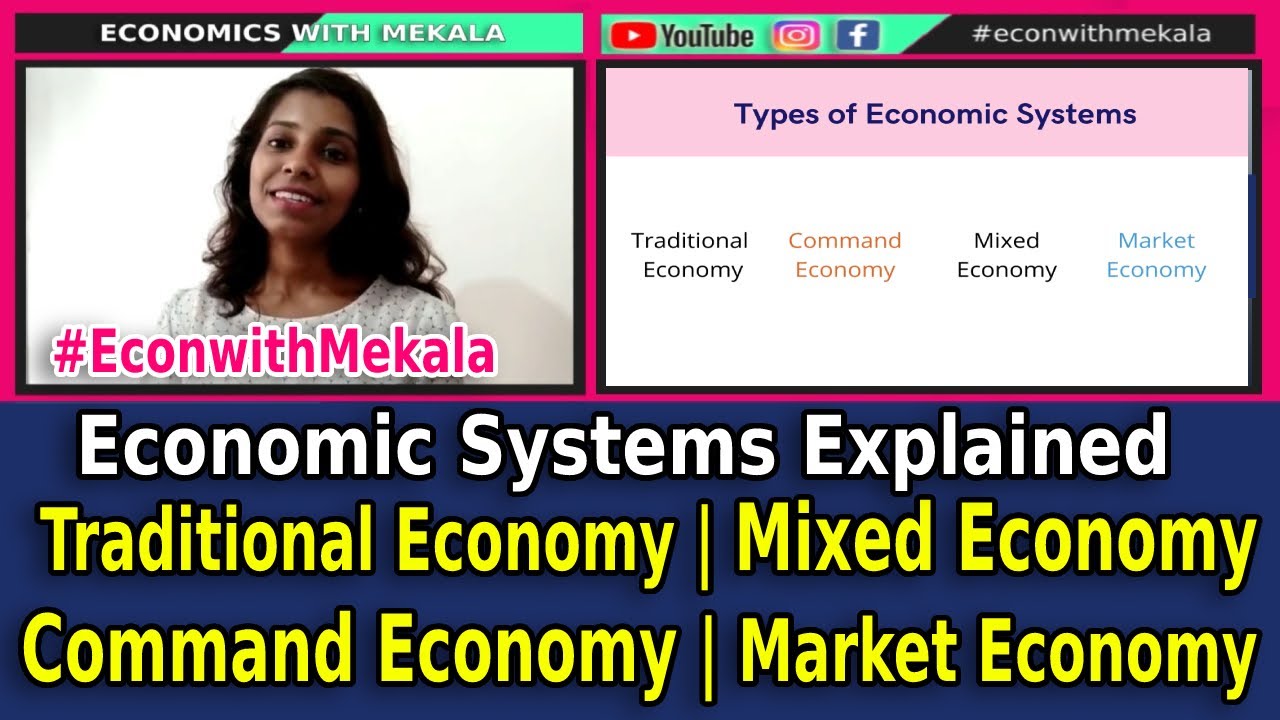 Economic Systems Explained | Traditional Economy | Command Economy | Mixed Economy | Market Economy
