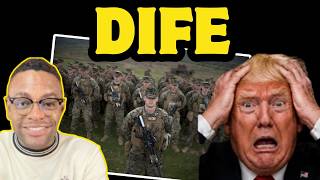 Blad la pete D FE nan kan DJ B la TRUMP tw let sou li MILITE ameriken yo LEVE kont PREZIDAN