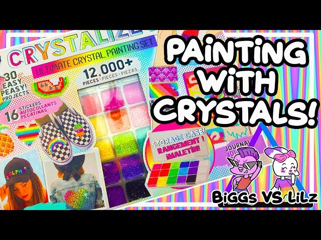 How To PAINT WITH CRYSTALS! Ultimate Crystalize It! Craft Kit by