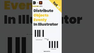 How to Perfectly Align Objects in Adobe Illustrator (No More Manual Spacing!) #adobe #design #art