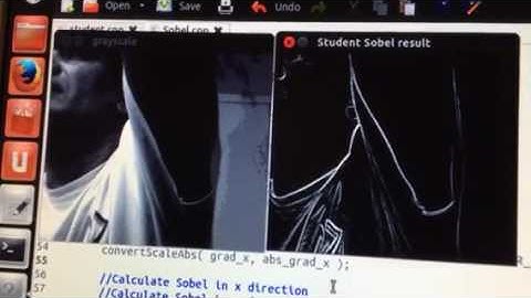 Demo for sobel filer implementation for edge detection