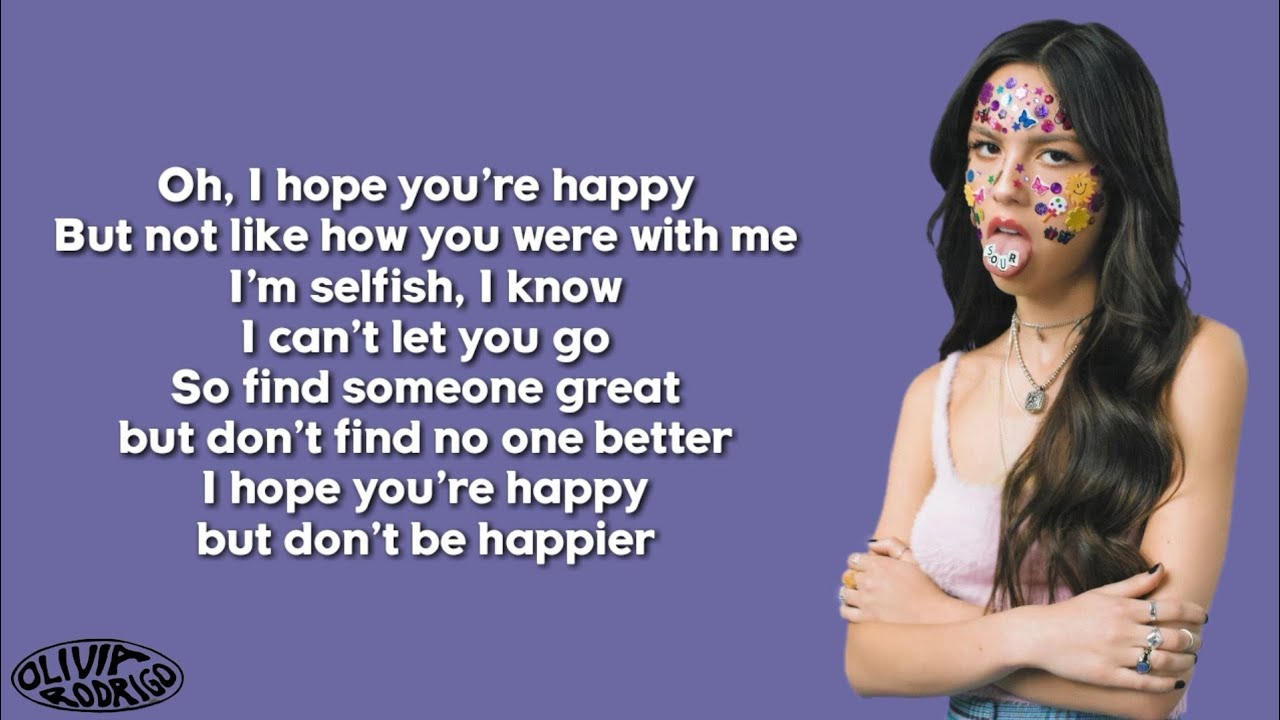 Olivia Rodrigo   happier Lyrics