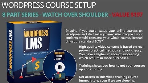 start earning with WordPress LMS setup 100% Free Full course  introduction