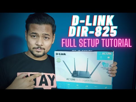 D-Link DIR-825 AC 1200 Wi-Fi Dual-Band Gigabit Router (Unboxing & Configuration) [Detailed Vedio !]
