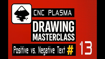 Positive vs. Negative Text for CNC Plasma (Inkscape Tutorial)