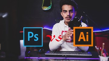 Adobe Photoshop  (Raster)  VS ( Vector)  Adobe illustrator Difference