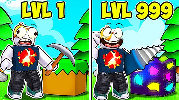 Buying Max Level Pickaxe In Mining Clicker Simulator!