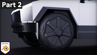 Creating a Tesla Cybertruck - Part 2 (Blender Tutorial)