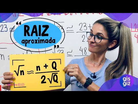 RAIZ QUADRADA 6 ANO - \Prof Gis/ - Matemática
