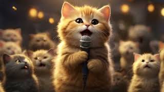 Cute Cat Singer