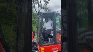 Students First Time on a Mini-Excavator!