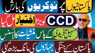 پاکستانیوں پر نوکریوں کی بارش سی سی ڈی سہیل آفریدی پاکستان نمبر لے گیا