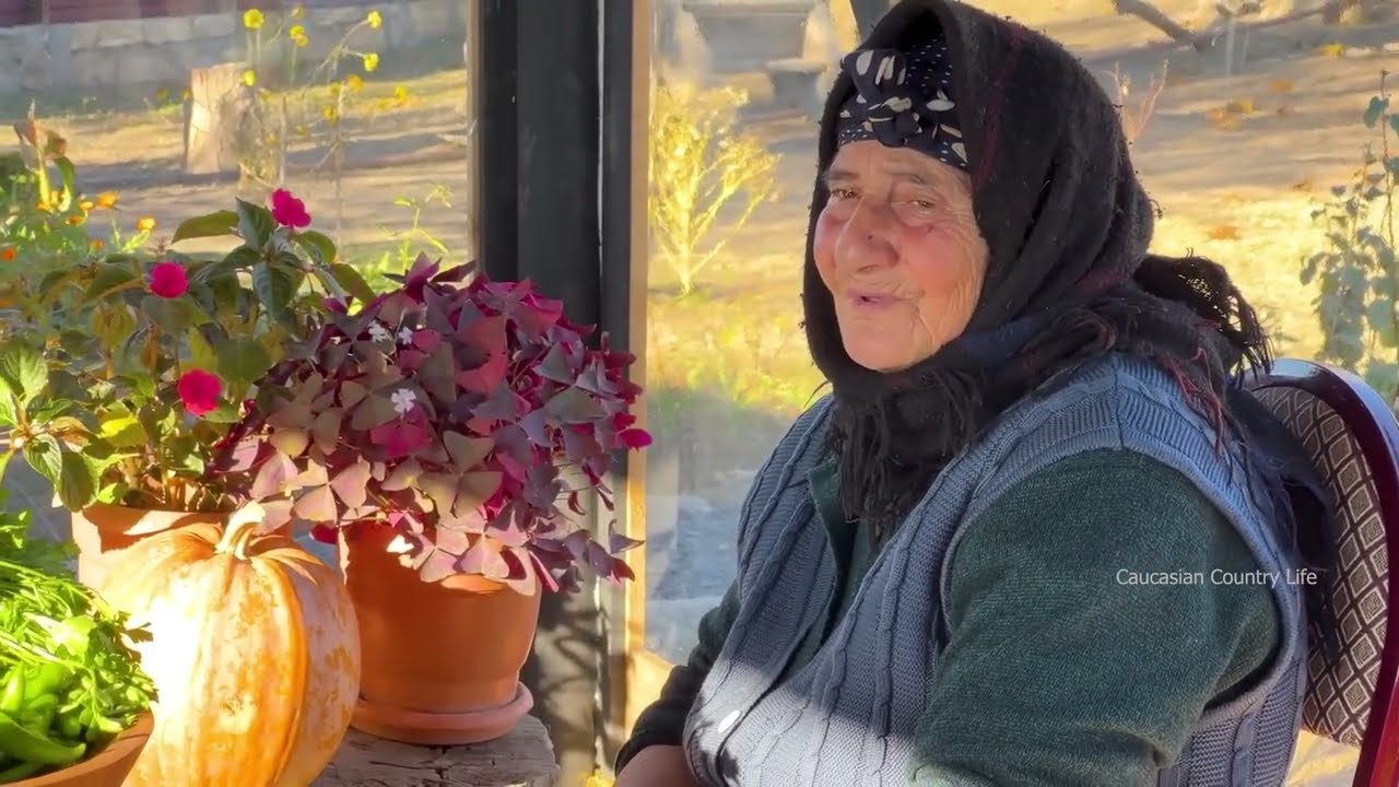 Grandmother's Traditional Recipes / Cooking with Clay Pots / Simple Living Rural Area