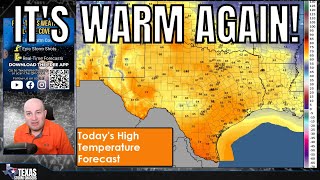 Texas Weather Outlook: Rain East Texas, Warm Pattern, No Arctic Outbreak