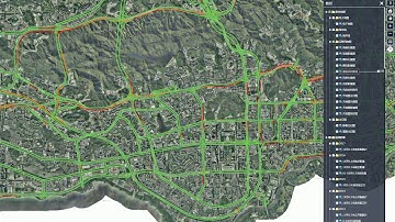 SuperMap real time traffic data web rendering