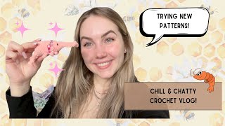 Chill & Chatty Small Business Crochet Vlog | Trying New Patterns | Fulfilling Orders | SBP